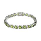 Sterling Silver Peridot Bracelet, Women's, Size: 7.5, Green
