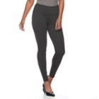 Women's Apt. 9&reg; Tummy Control Pull-on Leggings, Size: Large, Brt Purple