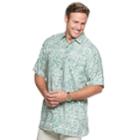 Big & Tall Batik Bay Tropical Button-down Shirt, Men's, Size: 3xl Tall, Green