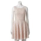 Juniors' Speechless Skater Dress, Kids Unisex, Size: 7, Light Pink