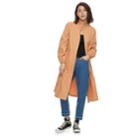 K/lab Ruffled Tiered Trench Coat, Teens, Size: Medium, Clrs
