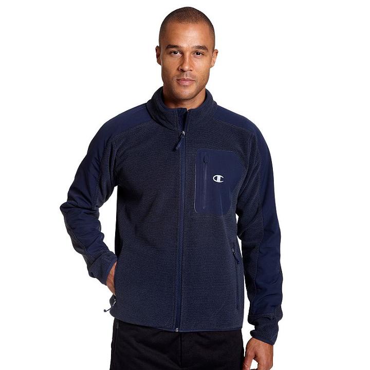 Men's Champion Versatile Mockneck Jacket, Size: Xl, Blue (navy)