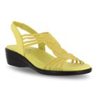 Easy Street Natara Women's Sandals, Size: 6.5 Ww, Yellow