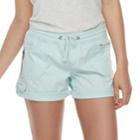 Juniors' Unionbay Christy Convertible Cuffed Midi Shorts, Teens, Size: Medium, Med Blue