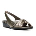 Lifestride Mimosa 2 Women's Wedge Sandals, Size: 9.5 Wide, Brown Over