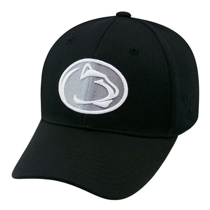 Top Of The World, Adult Penn State Nittany Lions Digi One-fit Cap, Black