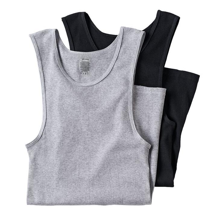 Men's Gildan 4-pack Platinum Cool Spire A-shirts, Size: Small, Black