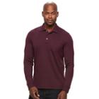 Men's Croft & Barrow&reg; Classic-fit Stretch Interlock Polo, Size: Medium, Red
