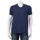 Men's Apt. 9 Solid V-neck Tee, Size: Medium, Blue