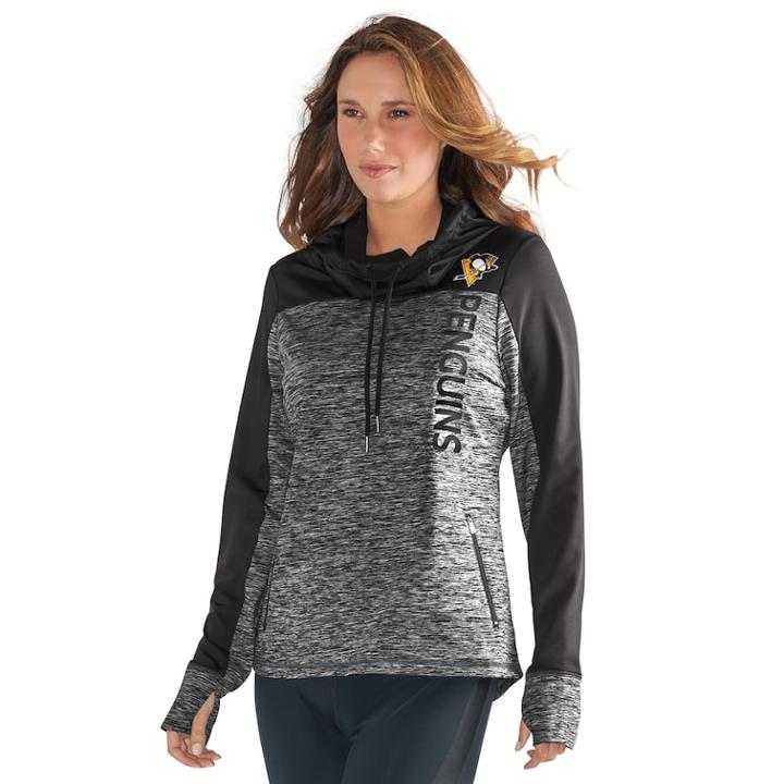 Women's Pittsburgh Penguins Sideline Hoodie, Size: Large, Grey Other