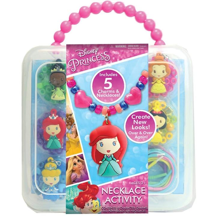 Disney Princess Necklace Activity Case, Girl's, Multicolor