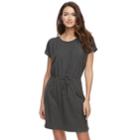Women's Sonoma Goods For Life&trade; Soft Touch T-shirt Dress, Size: Xl, Grey (charcoal)