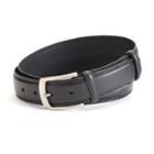 Men's Dockers&reg; Drop-edge Stitched Leather Belt, Size: 42, Black