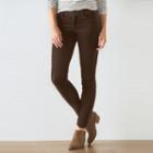 Women's Sonoma Goods For Life&trade; Corduroy Skinny Pants, Size: 16 Short, Brown