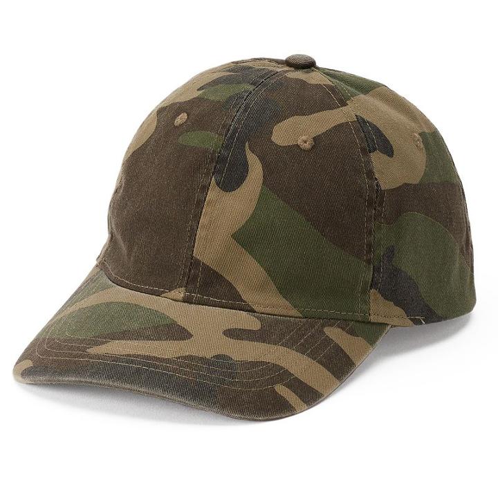 Women's Mudd&reg; Camouflage Baseball Cap, Med Green