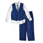 Boys 4-12 Van Heusen 4-piece Vest Sets, Size: 6, Med Blue