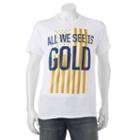 Men's All We See Is Gold Tee, Size: Xl, White