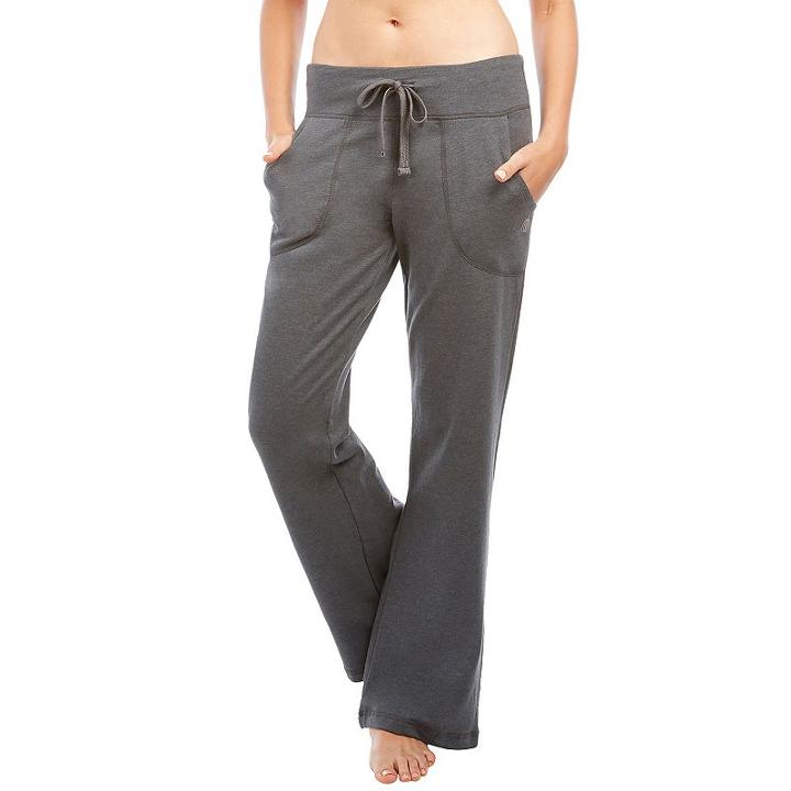 Women's Balance Collection Fleece Yoga Pants, Size: Xl, Med Grey