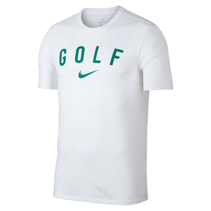 Men's Nike Dri-fit Golf Graphic Tee, Size: Xl, White
