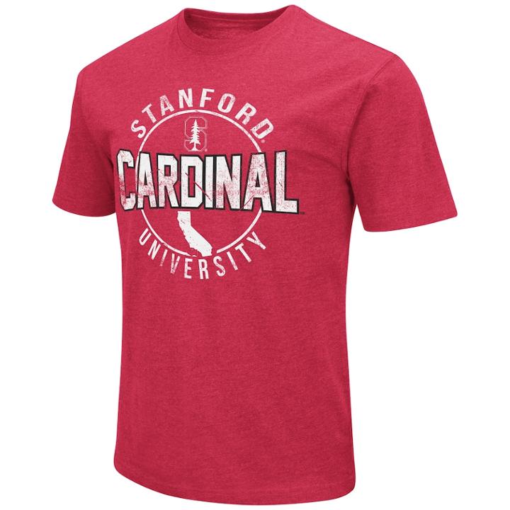 Men's Stanford Cardinal Game Day Tee, Size: Small, Med Red