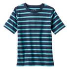Boys 4-10 Jumping Beans&reg; Slubbed Stripe Tee, Boy's, Size: 7, Turquoise/blue (turq/aqua)