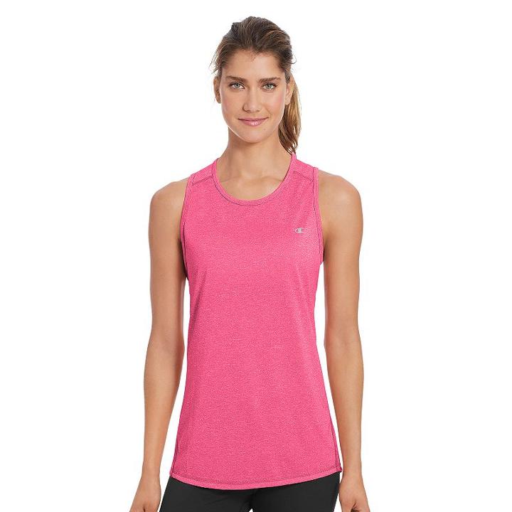 Women's Champion Vapor Reflective Tank Top, Size: Medium, Light Pink