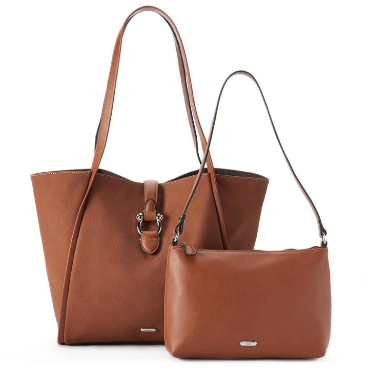Chaps Allison Tote & Crossbody Bag, Women's, Brown