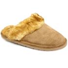 Lamo Women's Fleece Scuff Slippers, Girl's, Size: Xxl, Brown