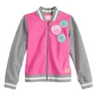 Girls 4-14 Jacques Moret Jojo Siwa Super Cute Lightweight Warm-up Jacket, Size: Xs, Grey