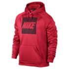Men's Nike Therma-fit Training Hoodie, Size: Large, Dark Pink