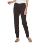 Women's Croft & Barrow&reg; Easy Care Straight-leg Ponte Pants, Size: Large, Oxford