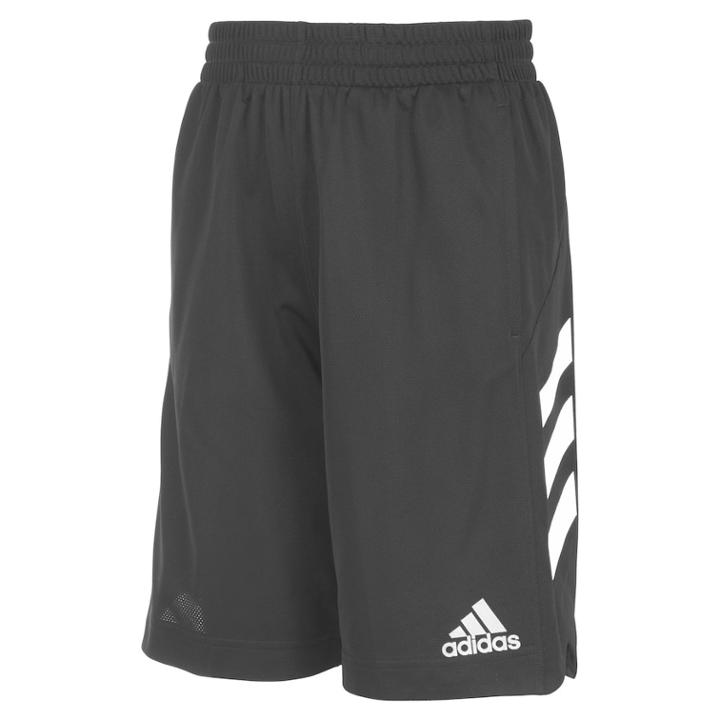 Boys 4-7x Adidas Athletic Logo Shorts, Size: 7x, Black
