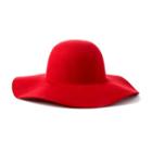 Scala Big Brim Wool Felt Floppy Hat, Women's, Red