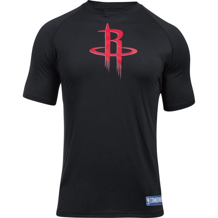 Boys 8-20 Under Armour Houston Rockets Logo Tee, Size: Xxl, Black