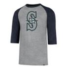 Men's '47 Brand Seattle Mariners Club Tee, Size: Xxl, Gray