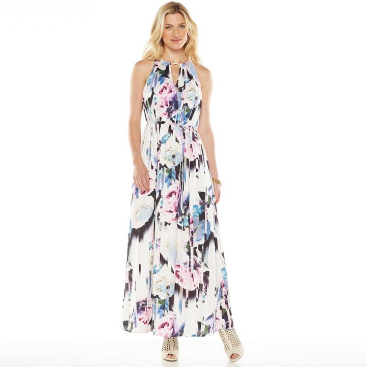 Women's Jennifer Lopez Maxi Dress, Size: Medium, Multicolor