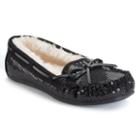 So&reg; Women's Moccasin Shoes, Girl's, Size: Medium (6), Black