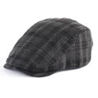 Men's Urban Pipeline&reg; Plaid Ivy Cap, Size: S/m, Black