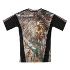 Big & Tall Realtree Earthletics Camo Colorblock Performance Tee, Men's, Size: Xxl, Black