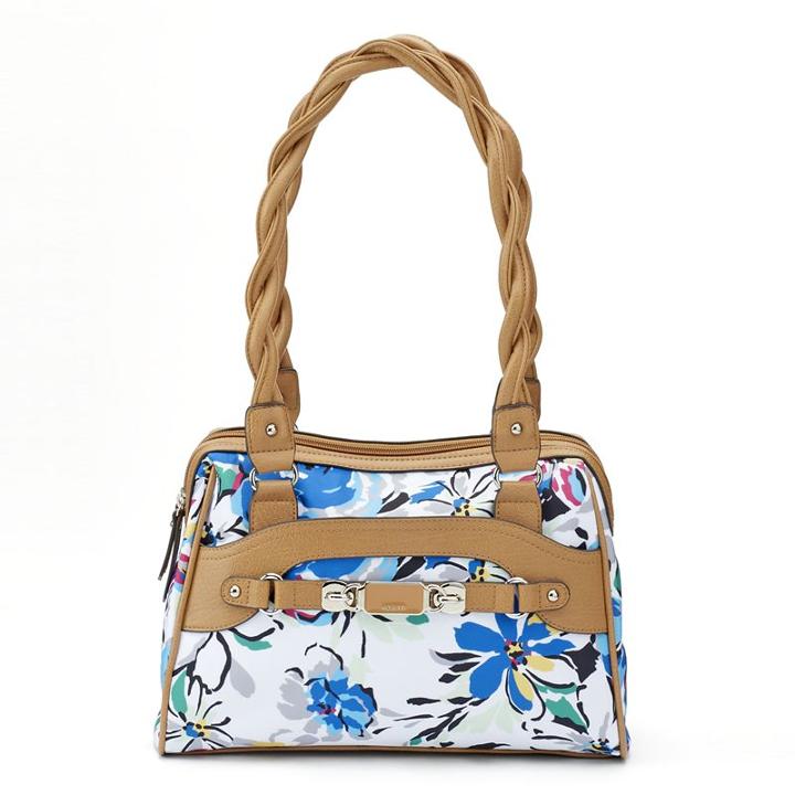 Rosetti Twist It Up Double-zip Satchel, Women's, White Oth