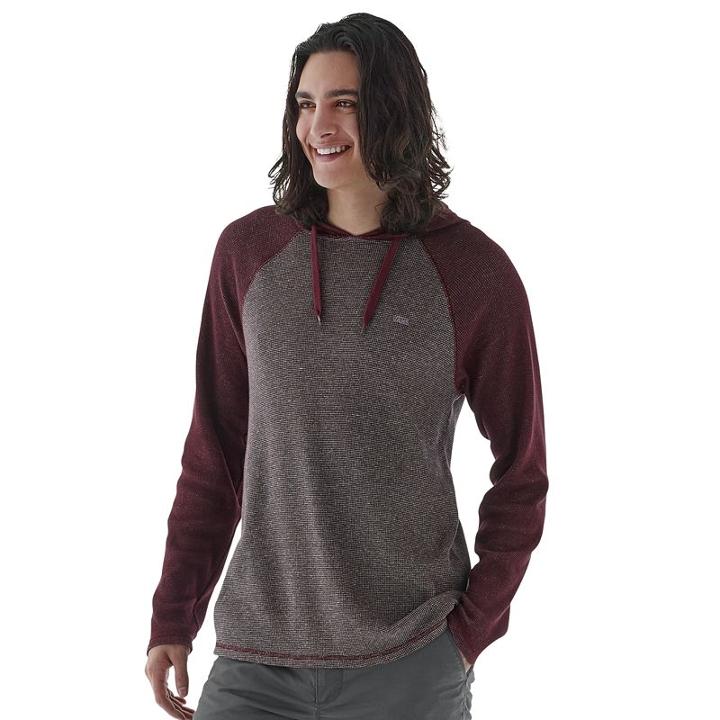 Men's Vans Raglan Hoodie, Size: Large, Dark Red