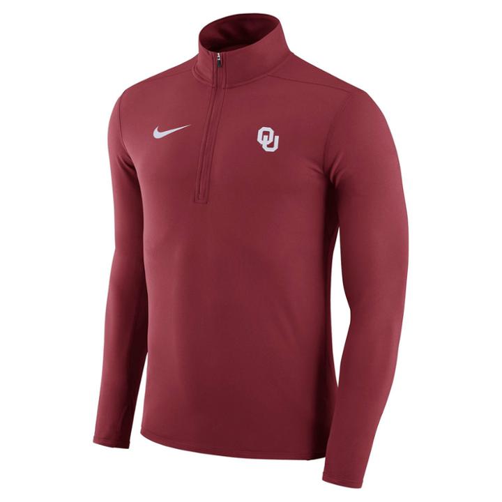 Men's Nike Oklahoma Sooners Dri-fit Element Pullover, Size: Small, Red