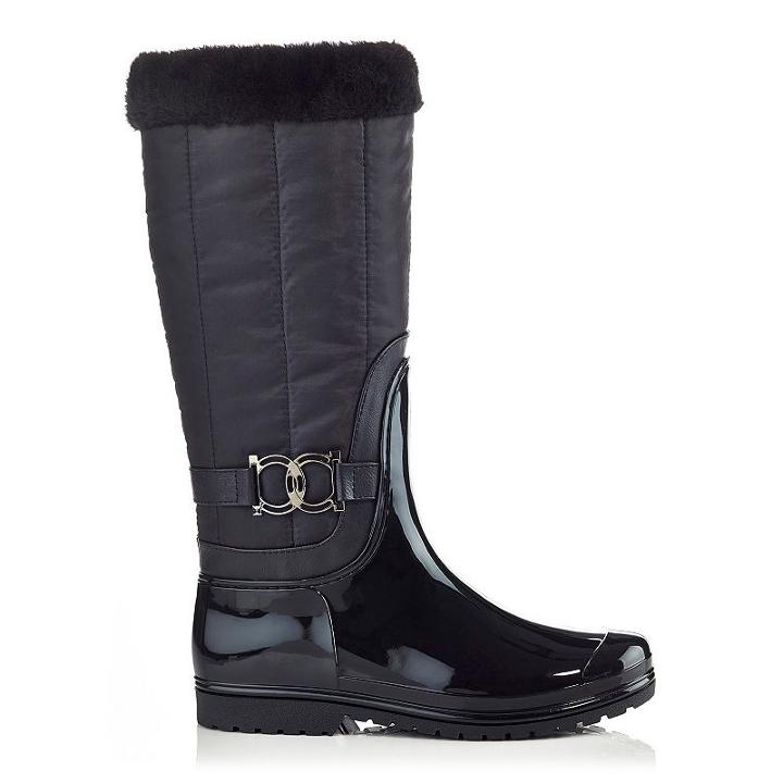 Henry Ferrera Connection Women's Water-resistant Tall Winter Boots, Size: 7, Black