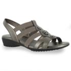 Easy Street Nylee Women's Sandals, Size: 7.5 Wide, Silver (pewter)