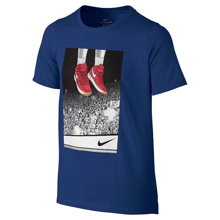Boys 8-20 Nike Dri-fit Liftoff Tee, Boy's, Size: Small, Light Blue
