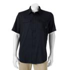 Big & Tall Columbia Pacific Breeze Button-down Shirt, Men's, Size: L Tall, Black