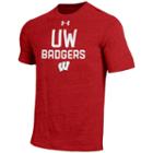 Men's Under Armour Wisconsin Badgers Triblend Tee, Size: Xxl, Other Clrs