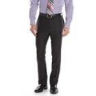 Men's Apt. 9&reg; Extra-slim Fit Stretch Flat-front Suit Pants, Size: 33x30, Black