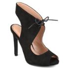 Journee Collection Indigo Women's High Heels, Size: Medium (7), Black