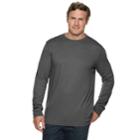 Big & Tall Croft & Barrow&reg; Classic-fit Easy-care Crewneck Tee, Men's, Size: 4xb, Dark Grey